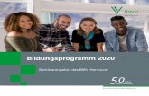 Bildungsprogramm 2020 - BWV Hannover · Und wenn Sie einmal eine gemeinsame Tour mit den Kollegen machen möchten, ... H-SO54 Texte professionell und empfängerorientiert gestalten