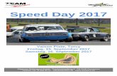 Speed Day 2017 - smotors · Speed Day 2017 Vaison Piste, Torcy Freitag, 15. September 2017 Samstag, 16. September 2017 Sägesser Motorsport GmbH Trockenmaadweg 4 CH-3115 Gerzensee
