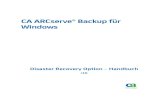 CA ARCserve® Backup für Windowsdocumentation.arcserve.com/Arcserve-Backup/...CA ARCserve® Backup für Windows Agent für virtuelle Rechner ... CA ARCserve® Backup UNIX und Linux