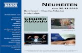 NEUHEITEN - Naxos Deutschland · 2018. 11. 29. · 29 Neuheiten von Accentus BR-Klassik MDG WERGO col legno Preiser Varèse Sarabande Drama Musica Rondeau ... Dieses Album wurde im