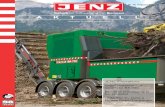 JENZ innovations HEM 581 DL joins aFrom another planet „No such thing as can´t do!“ 14-15 Biomass processing in Switzerland LIGNA 2011 in Hanover 16 JENZ mobile chipper in action