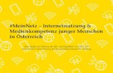 IFES - Institut für empirische Sozialforschung GmbH …images.derstandard.at/2017/01/24/27600002-BJV-Internet... · 2017. 1. 24. · Social Media Profile meiner FreundInnen folgen