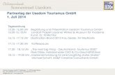 Partnertag der Usedom Tourismus GmbH 1. Juli 2014 · Quelle Studie von Januar 2011 bis April 2014 . Urlaubsanalyse Mecklenburg Vorpommern ... Brandenburg ITB Berlin 04.-08.03.15 UTG/TMV