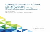 374r Windows Installations- und Einrichtungshandbuch - …...n (Nur mit View Agent 6.0.2 und niedriger unterstützt) Für virtuelle Wind ows XP-Maschinen müssen Sie die RDP-Patches