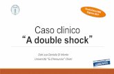 Caso clinico A double shock · Dott.ssa Daniela Di Monte Università “G.d’Annunzio” Chieti - Donna, 23 anni, razza caucasica - Giunge per iperpiressia (Tc max 42 °C) da due