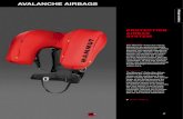 AVALANCHE AIRBAGS - drms3v40st3o6.cloudfront.net€¦ · Airbags. Das Hauptauftriebsvolumen des Airbags befindet sich um und über dem Kopf des Sportlers. head on top technology The