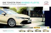 DIE TOYOTA TAXI HYBRID-FLOTTE. …58b891fa-7ce0-410b... · 2020. 3. 9. · Alle Toyota Hybrid-Taxis sind gleichzeitig besonders umweltfreundliche Eco-Taxis – unabhängig getestet