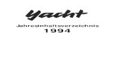 Jahresinhaltsverzeichnis 1994 - YACHT online · Happy Sailing Yachtcharter: Neue Anschrift 19 20 Harwich Boatscraft: Deutsche Vertretung in Gießen 9 20 Hensawerft: Sitz in Altendorf,