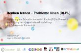 Denken lernen Probleme lösen (DLPL)zli. · PDF file Das Projekt „Denken lernen - Probleme lösen“ soll eine didaktisch begründete Einführung in die Nutzung von digitalen Medien