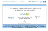 Concepts for continuous quality monitoring and station remote 2011. 6. 2.¢  Concepts for continuous