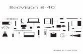 BeoVision 8-40...Vorsichtsmaßnahmen – Achten Sie darauf, dass das TV-Gerät den Anweisungen in dieser Anleitung „Erste Schritte“ entsprechend aufgestellt und angeschlossen wird.