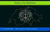 Sathya Sai Sai Bulletin Nov15.pdf · PDF file Layout: Sathya Sai Zentrum Basel 1 4 issues per year - 4 Ausgaben pro Jahr Deadline für articles - Redaktionsschluss für Beiträge