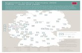 Investment locations Germany 2020 Office – rents and yields · Yield/risk profile for office markets in 2020} Office markets have been classified according to their size (existing