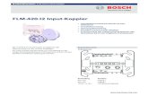 FLM‑420‑I2 Input‑Koppler€¦ · FLM-420-I2-W 1 Input-Koppler, Wandmontageversion, mit Deckel und Beipack FLM-420-I2-D 1 Input-Koppler, DIN-Schienenversion, mit Adapter und