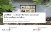 ZB MED – Leibniz-Informationszentrum Lebenswissenschaften · 2017. 4. 12. · regal-drupal Publisso Data Upload Publisso Backend regal-api neu ! Publisso Helper Lobid Etikett Thumby