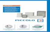 PICCOLO - Fibox DG, Tempo.pdf · 2011. 7. 12. · FP 22046 8522346 Wandbefestigungslaschen • 4 St. mit Schrauben. 148 CAD-Zeichnungen sind verfügbar unter 149 PICCOLO PC/ABS M