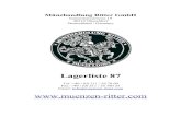 Lagerliste l87 - 1.2 goldmuenzen deutschland · 2010. 12. 9. · Stehende Hammonia mit Steuerruder / Wert. Gold. Friedb.1137; AKS 5. Prägebedingte flaue Stelle auf der Rs., f.st