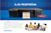LX2000e brochure deutsch - OPAL Associates GmbH · » ollfarbdruck von bis zu 152,4 mm (6”) pro SekundeV » eltanks (CMYK) mit pigmentierter TinteEinz » oße Tintentanks senken