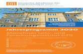 DAP-M Jahresprogramm-2020-RL2-231219 · 2020. 1. 7. · 8 9 C Supervision der geforderten Erstuntersuchungen (Erwachsene, Kinder und Jugendliche) Kasuistisch-technische Seminare (Fallseminare)