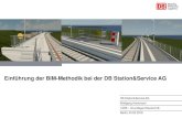 Einführung der BIM-Methodik bei der DB Station&Service AG · Building Information Modeling durchzuführen. …. Ab sofort werden einzelne Ausschreibungen den Einsatz der Methodik