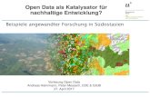 Open Data als Katalysator für nachhaltige Entwicklung?€¦ · Sozio-öknomischer Atlas von Laos. . 1 dot = 100 persons. Population of villages poorer than rural poverty line Population