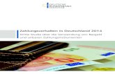 Zahlungsverhalten in Deutschland 2014...beauftragt. Die Befragungen fanden im Zeitraum zwischen Mai und Juli 2014 statt. Die Studie ist repräsentativ für Personen über 18 Jahren,