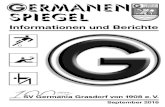 September 2016 - SV Germania Grasdorf · 2016. 10. 19. · Herren-FußballHerren-Fußball 4 5 Neben dem Platz, eine der großen Stärken der U23, liefern wir natürlich weiterhin