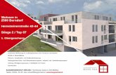 1) Berndorf+Stiege 2 +Top 07 · 2018. 9. 3. · Wohnen in 2560 Berndorf Hernsteinerstraße 42-44 Stiege 2 / Top 07 1. Obergeschoss 2-Zimmer-Wohnung im 1.Obergeschoss mit Terrasse