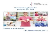 Januar bis Juni 2020 - krankenhaus-kiel.de · 10 Termine immer donnerstags 17.00 bis 18.00 Uhr, Kursbeginn auf Nachfrage • Sturzprophylaxe durch Bewegung - Kurs zur Vermeidung von