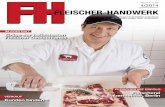 FLEISCHER-HANDWERK · 2017. 3. 16. · G. lückwunsch, liebe Leser: mit dem Fleischer-handwerk geht‘s wieder aufwärts! Das belegen die Zahlen des 1. Quartals 2014 des Deutschen