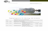 Tagesprogramm für Montag, 28.10 - uni-regensburg.de · 10:00 – 12:00 Medizinische Chemie - Ringvorlesung (5.-8. Semester) H 43 Straßer 10:00 - 12:00 NMR-Spektroskopie H 46 Gschwind
