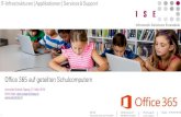 Office 365 auf geteilten Schulcomputern · Office 365 Single-Sign-On • Für SSO auf Domänengeräte (Browser, Office) war immer eine aufwändige ADFS-Infrastruktur notwendig. •