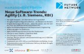 Neue Software-Trends: Agility (z. B. Siemens, RBI)€¦ · Mit freundlicher Unterstützung von: Neue Software-Trends: Agility (z. B. Siemens, RBI) p Der agile Festpreis – ein alternatives