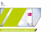 TELEKOM-VERMARKTUNG BEI HERWECK 2019 · 2019. 11. 8. · im professionellen Format ... • Qualitativ hochwertige Adressrecherche • Besprechung des Telefonleitfadens mit den Vertriebs-partnern