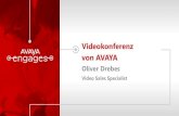 Videokonferenz von AVAYA - TU Dresden · • IPv6 Support / Recording on USB (v2 & v3) • Embedded Encryption (H.235 AES-128/SRTP/TLS) • Web Management / LDAP Adressbuch • Optional: