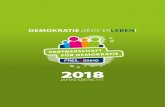 DEMOKRATIE ERLEBEN!...KUF1 & KUF2 Der Begleitausschuss der Partnerschaft für Demokratie Freilassing hat im Jahr 2018 in insgesamt vier Sitzungen 14 Projekte für die Demokratie in