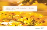 113. Jahresbericht | 2014 · PDF file Lungenliga Luzern-Zug | Jahresbericht Jahresbericht 2014 – Rückblick des Präsidenten Der 113. Jahresbericht und ein neuer Vereinspräsident