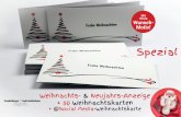 Weihnachts- & Neujahrs-Anzeige + 50 Weihnachtskarten · Exklusive Aktion: Individuelle Weihnachtskarten als Add-on zu Ihrer Weihnachts- & Neujahrsanzeige. Als besondere Aktion für