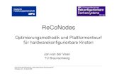 Optimierungsmethodik und Plattformentwurf für ... · DFG-Schwerpunktprogramm „Rekonfigurierbare Rechensysteme“ Tübingen, 28. – 29. April 2005 ReCoNodes Optimierungsmethodik