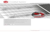 CrossRail System - VP Solar€¦ · CrossRail 36 CrossRail 48 Abbildung Material Aluminium (EN AW-6063 T66) B = Breite [mm] 40 40 H = Höhe [mm] 36 48 Längen [m] 2,10 / 3,15 / 4,15