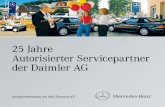 25 Jahre Autorisierter Servicepartner der Daimler AG...zeugpräsentation mit „Westautos“ auf un-serem Firmengelände durchführen. Die Präsentationsfahrzeuge wurden von der Niederlassung