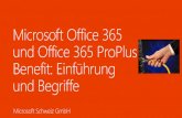 Microsoft Office 365 und Office 365 ProPlus Benefit: Einführung … · 2020. 6. 29. · Management Selbst-Service: Begriffeund Details •Microsoft Managed Tenant: Automatischer