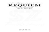 SAULI ZINOVJEV REQUIEMsaulizinovjev.com/wp...Requiem-2016-watermarked.pdf · REQUIEM SAULI ZINOVJEV In seven movements for cello and mixed choir 2015-2016. 2 Bei der AbendonneWandern,