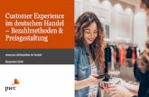 Customer Experience im deutschen Handel – Bezahlmethoden & · PDF file 2018. 12. 20. · Bevölkerungsbefragung „Customer Experience – Payment & Pricing“ Dezember 2018 1. Grundsätzlich