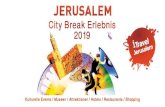 City Break Erlebnis 2019 - iTravelJerusalem...3. Die Gutscheine gelten nicht an jüdischen Feiertagen und Weihnachten. 4. Für weitere Fragen kontaktieren Sie uns bitte unter (+972)