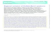 Regional variation of Guillain-Barre´ syndrome · Regional variation of Guillain-Barre´ syndrome Alex Y. Doets,1,* Christine Verboon,1,* Bianca van den Berg,1,* Thomas Harbo,2 David
