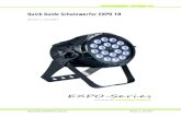Quick Guide Scheinwerfer EXPO 18 - movinglight-design.ch · 2017. 6. 22. · 040~049 Out4 AUTO4 050~059 Out5 AUTO5 060~069 Out6 AUTO6 070~079 Out7 AUTO7 080~089 Out8 AUTO8 090~099