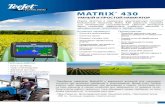 MATRIX 430 - TeeJet · PDF file КАК ЗАКАЗАТЬ Артикул Описание GD430-GLO-P-B Комплект Matrix 430, GLONASS, Патч антенна, кабель для