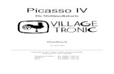 Picasso IV - Amigaamiga.resource.cx/manual/PicassoIV.pdf5 Kapitel 1 Einbau der Picasso IV Das folgende Kapitel erklärt Ihnen, wie Sie die Picasso IV in Ihren Amiga einbauen können.