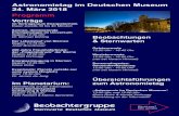 Astronomietag im Deutschen Museum 24. März 2018 Programm€¦ · Der Lebenslauf von Sternen Beginn 13:15 Uhr Josef Brandmeier 200 Jahre Fraunhoferlinien: der „Fingerabdruck“
